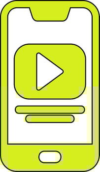Play Video Vecto Icon vector