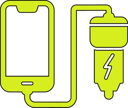 Car phone charging Vecto Icon vector