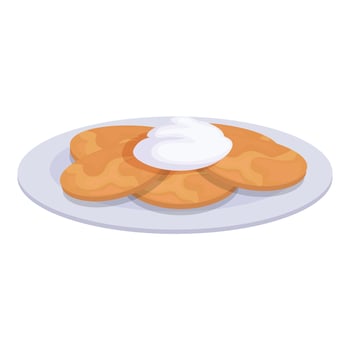 Belarus pan cakes icon cartoon vector. Abuse travel vector