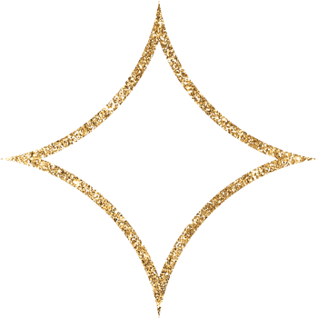 Gold Bright Glitter Star png