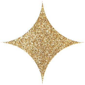 Gold Bright Glitter Star png