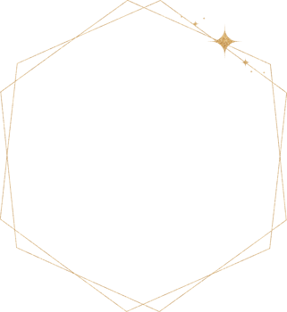 Gold Glitter Frame png