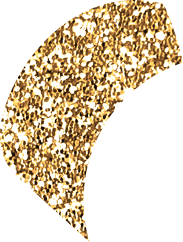 Gold Glitter Confetti png