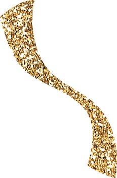 Gold Glitter Confetti png