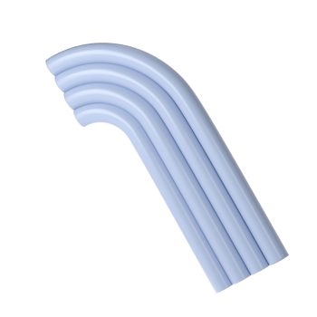 3d rendering of plaster molds Abstract geometry blue figure. Minimalistic transparent forms. Stylish aesthetic showcase, mock up for the exhibitions, presentation of products and goods png
