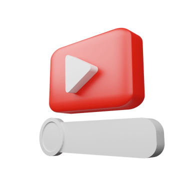 play button youtube, youtube video icon, logo symbol red banner, social media sign, mobile app, web video mark png