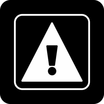 Caution Sign Vector Icon