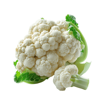 AI generated cauliflower isolated on transparent background png