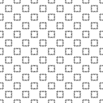 Black seamless abstract pattern. Overlay for background and backdrop. Ornamental design. PNG graphic illustration with transparent background.