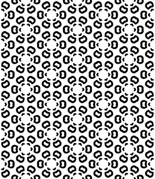 Black seamless abstract pattern. Overlay for background and backdrop. Ornamental design. PNG graphic illustration with transparent background.