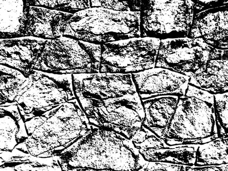 Rustic grunge vector texture with grain and stains. Abstract noise background. Weathered surface.