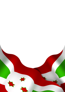 Burundi flag element design national independence day banner ribbon png