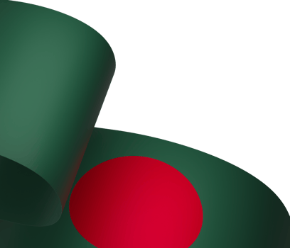 Bangladesh flag element design national independence day banner ribbon png