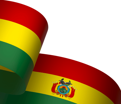 Bolivia flag element design national independence day banner ribbon png