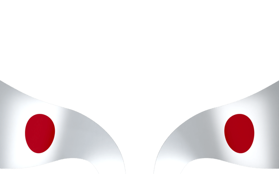 Japan flag element design national independence day banner ribbon png