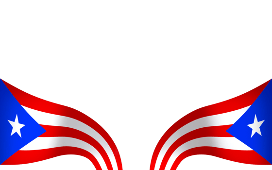 Puerto Rico flag element design national independence day banner ribbon png