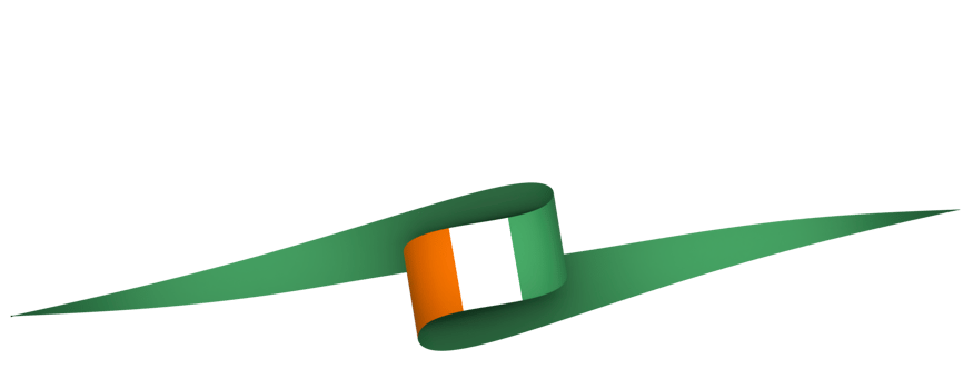 Ivory Coast flag element design national independence day banner ribbon png