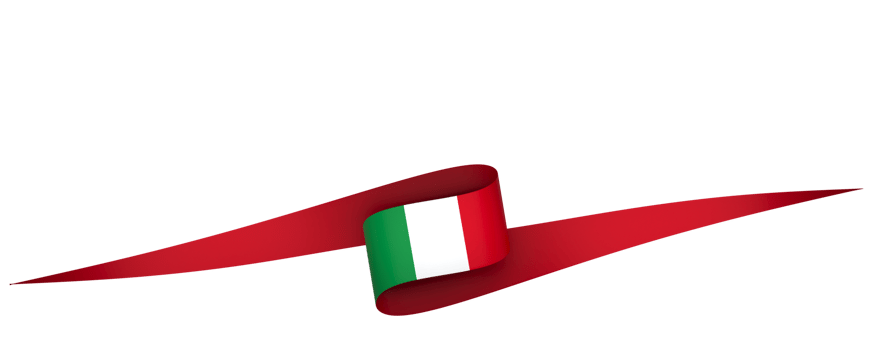 Italy flag element design national independence day banner ribbon png