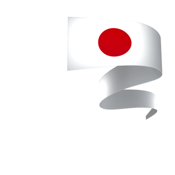 Japan flag element design national independence day banner ribbon png