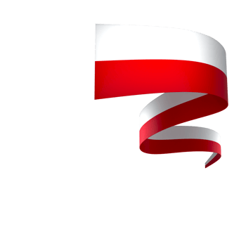 Poland flag element design national independence day banner ribbon png