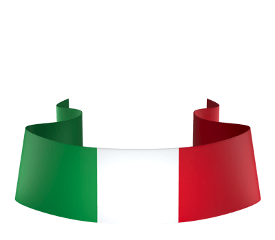 Italy flag element design national independence day banner ribbon png