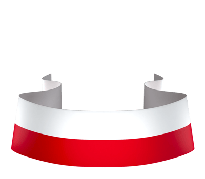 Poland flag element design national independence day banner ribbon png