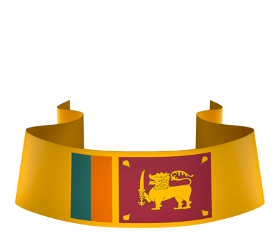 Sri Lanka flag element design national independence day banner ribbon png
