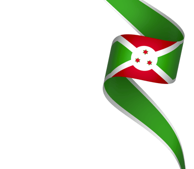 Burundi flag element design national independence day banner ribbon png
