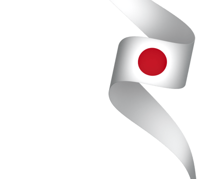Japan flag element design national independence day banner ribbon png