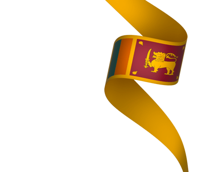 Sri Lanka flag element design national independence day banner ribbon png
