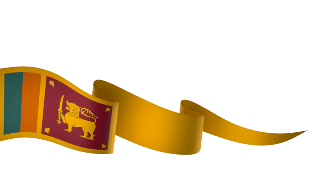 Sri Lanka flag element design national independence day banner ribbon png
