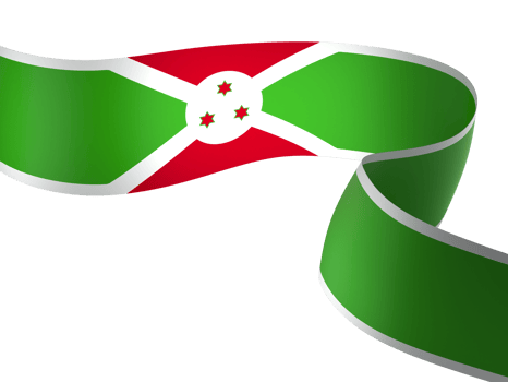 Burundi flag element design national independence day banner ribbon png