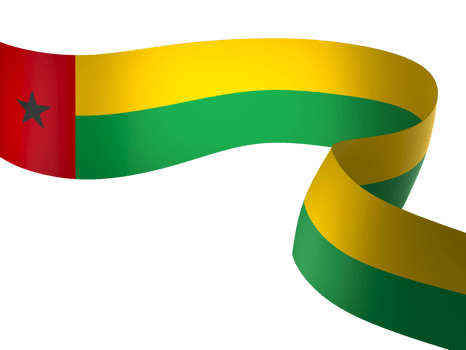 Guinea Bissau flag element design national independence day banner ribbon png