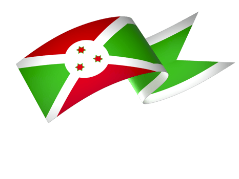 Burundi flag element design national independence day banner ribbon png