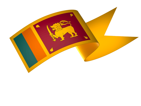 Sri Lanka flag element design national independence day banner ribbon png