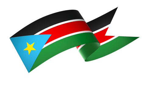 South Sudan flag element design national independence day banner ribbon png