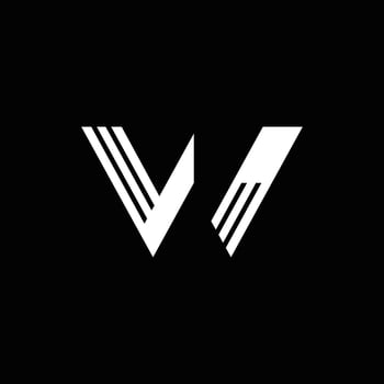 W Letter Element Design Icon vector