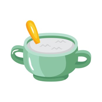 Baby cereal icon design. Vector design