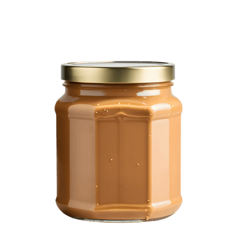 AI generated Jar of peanut butter isolated png