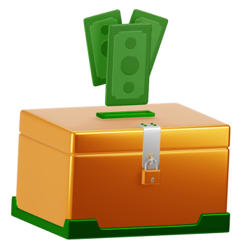 charity box 3d icon png