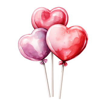 AI generated Sweet Love Symphony Valentine Candy - Tempting Sugary Delights for a Romantic Celebration png
