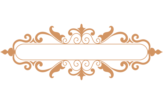 ornaments vintage simple golden lines for decoration Baroque Element png