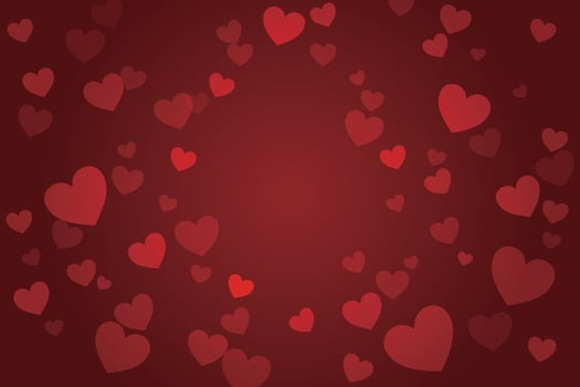 Celebrate Happy Valentine's Day, Valentine's Day hearts background. vector