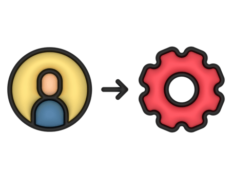 a 3d Admin on a transparent background png