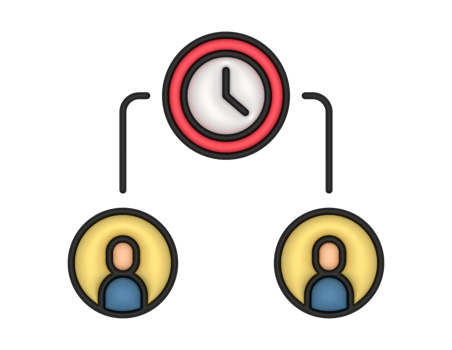a 3d  Time Management on a transparent background png
