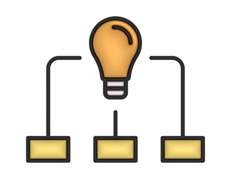 a 3d Innovation on a transparent background png
