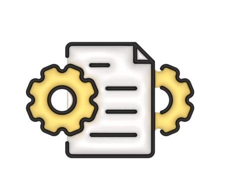 a 3d Data Management on a transparent background png