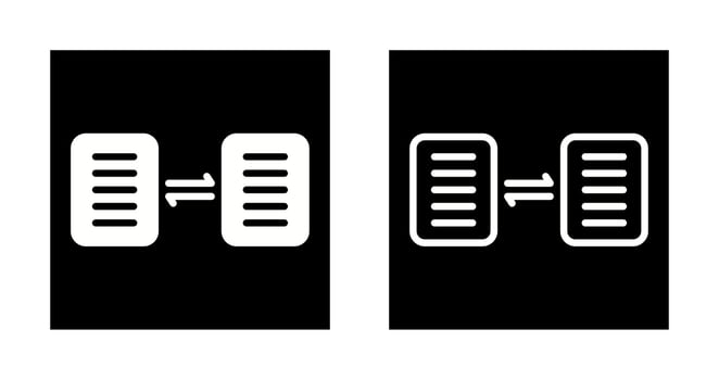 Document Sharing Vector Icon