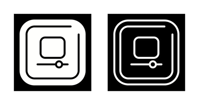 Video Stop Square Vector Icon