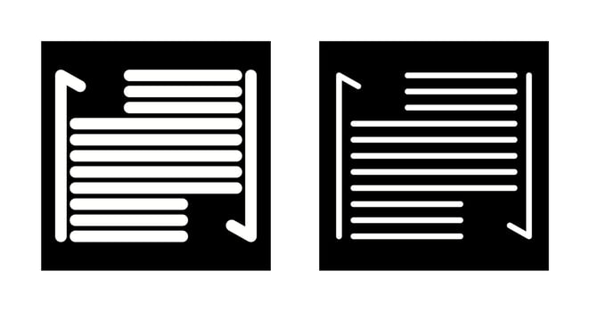 Indent Vector Icon